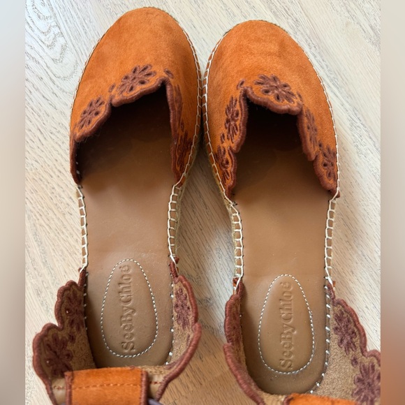 NEVER WORN See by Chloé Suede Espadrilles - Picture 8 of 10
